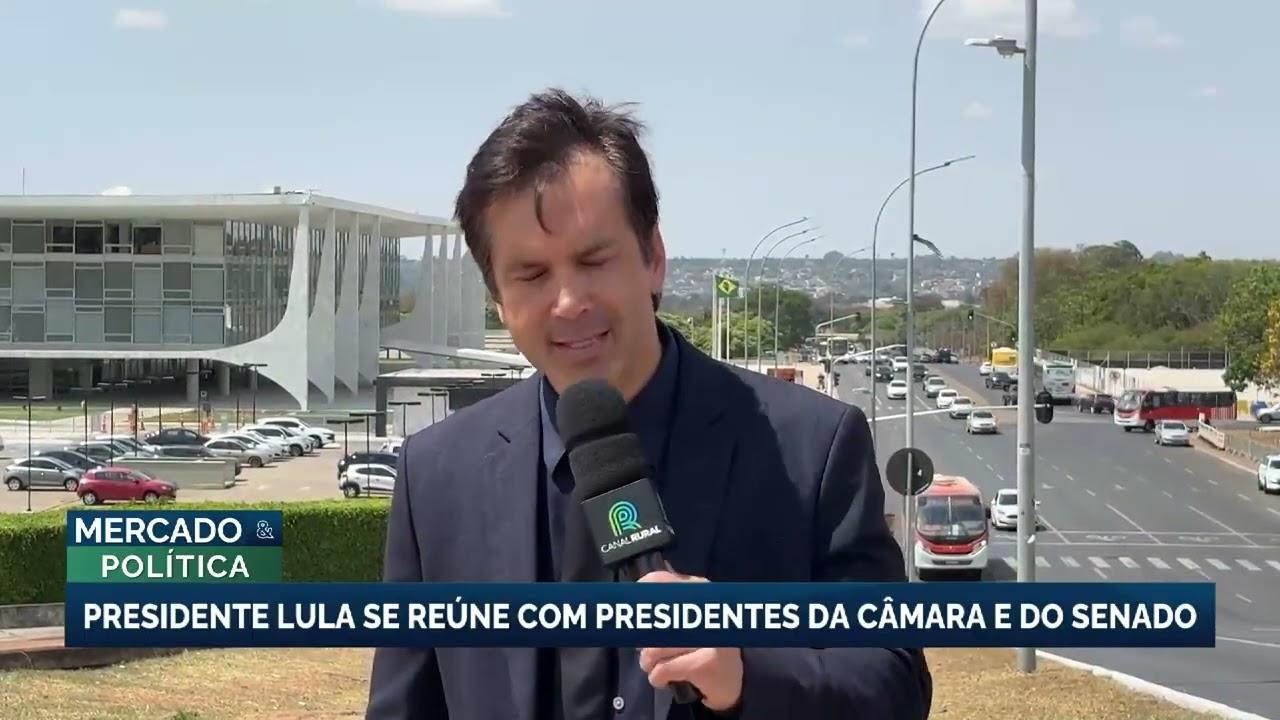 Lula discute pautas governamentais com líderes do Congresso