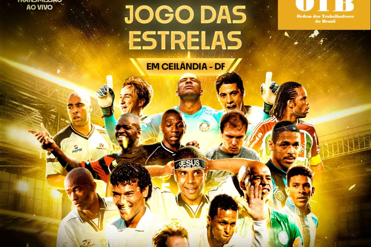 Jogo das Estrelas em Ceilândia reúne campeões do futebol