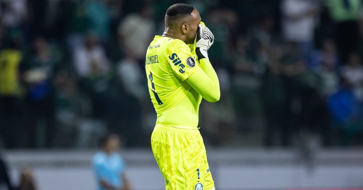 Falha de Carlos Miguel gera empate entre Palmeiras e Cerro Porteño na Libertadores