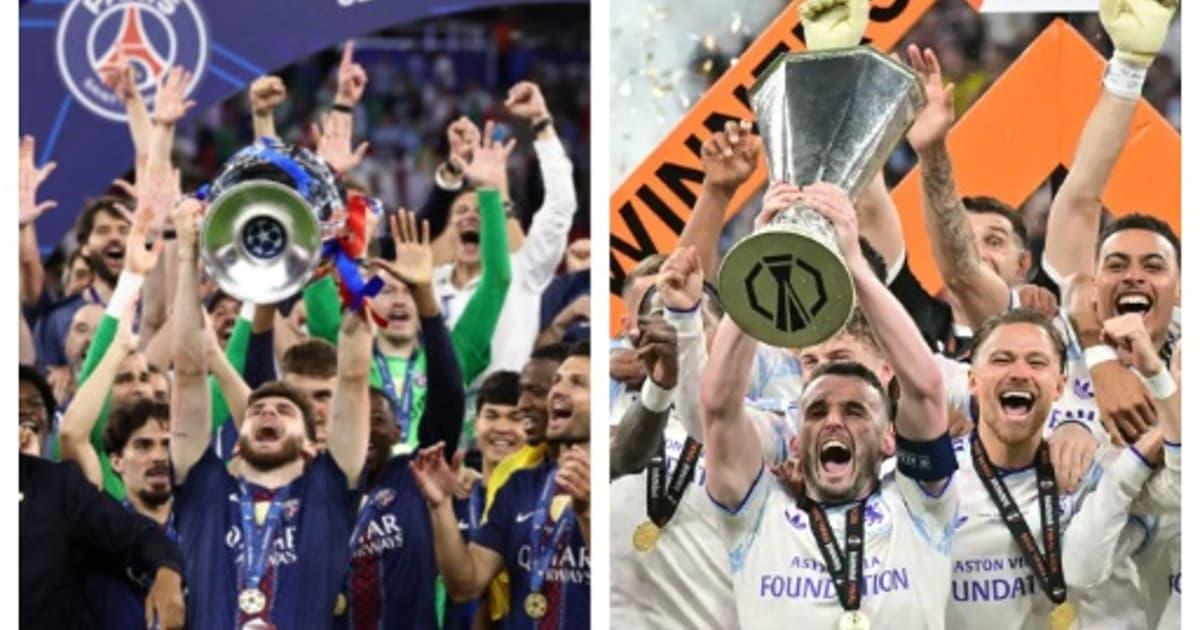 PSG e Aston Villa duelam na Supercopa da Uefa com diferença bilionária