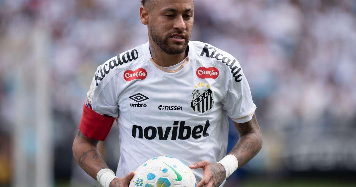 Neymar pode não jogar contra o Palmeiras na Copa do Brasil