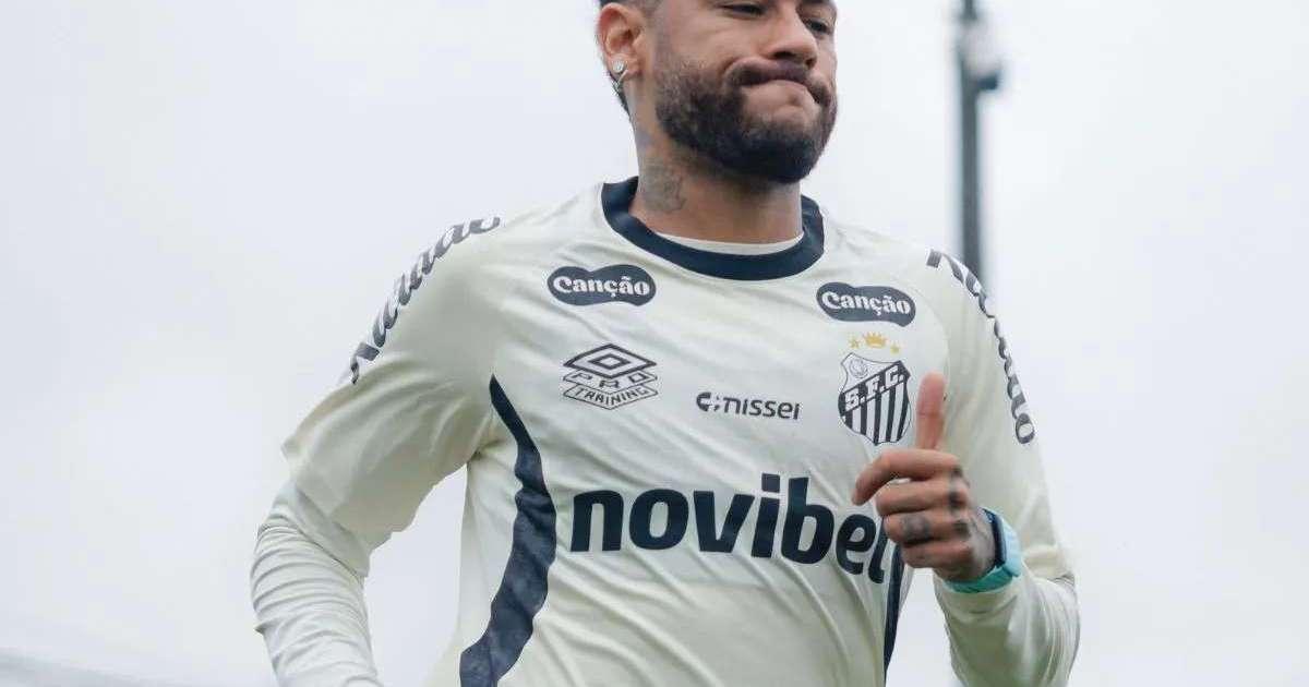 Neymar é dúvida para clássico Santos x Palmeiras na Copa do