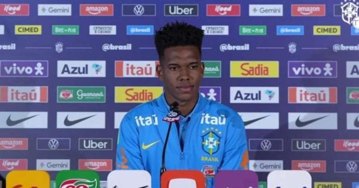Estêvão celebra retorno à Seleção após lesão e valoriza