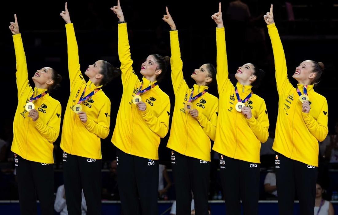 Brasil conquista ouro inédito no Mundial de Ginástica Rítmica 2026